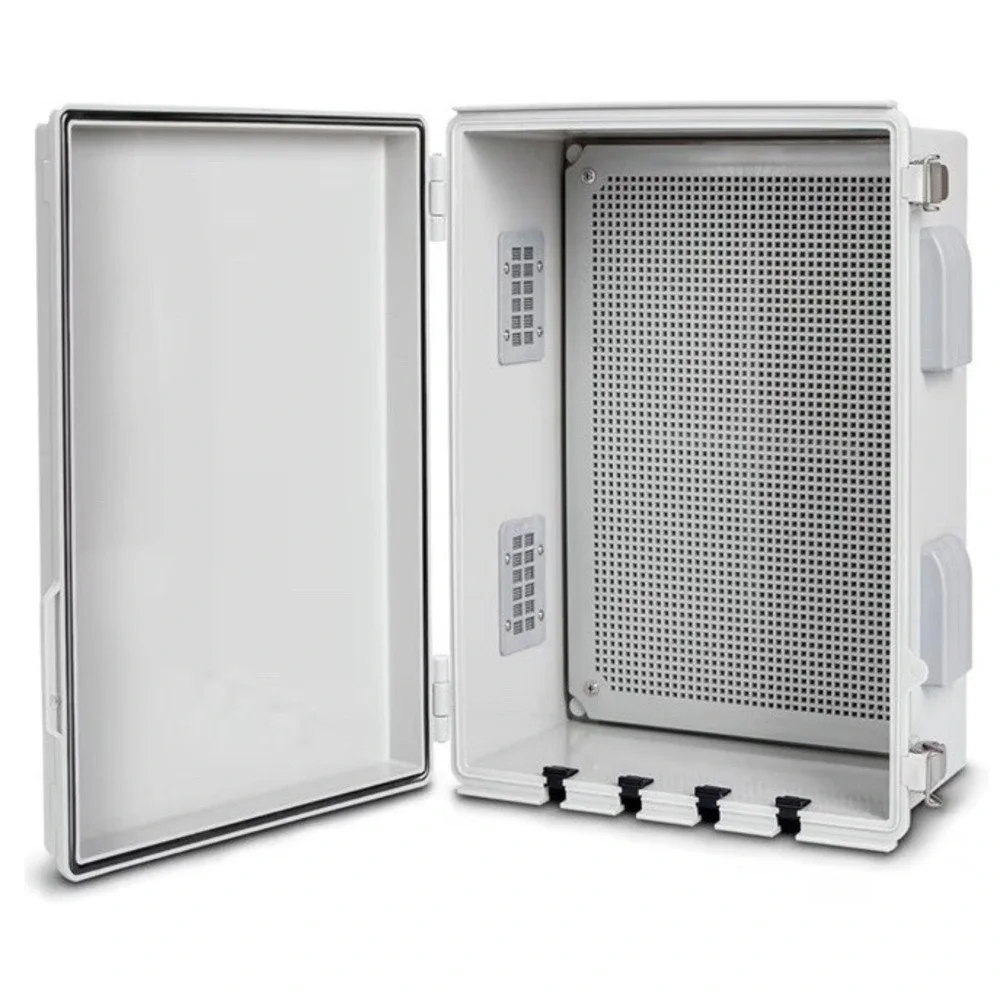 Electrical Junction Box, Ventilated Design, Cable Grommets, Indoor/Outdoor Use